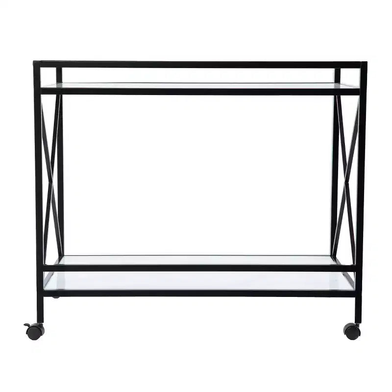 Carrello da Bar Maxton - Bianco e Nero
