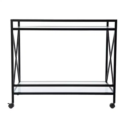 Carrello da Bar Maxton - Bianco e Nero