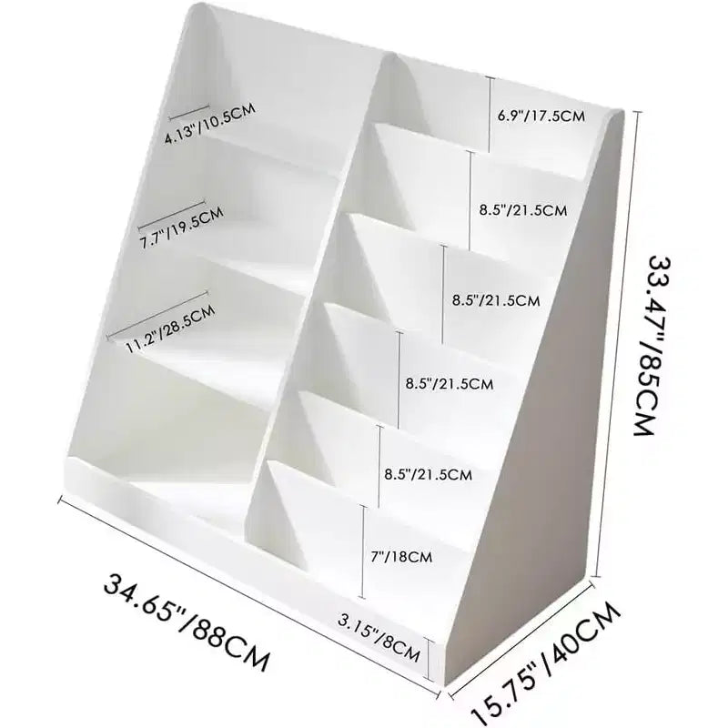 Libreria e contenitore per giocattoli per bambini, Scaffale per libri per bambini, Libreria multifunzionale a 4 ripiani in legno per bambini