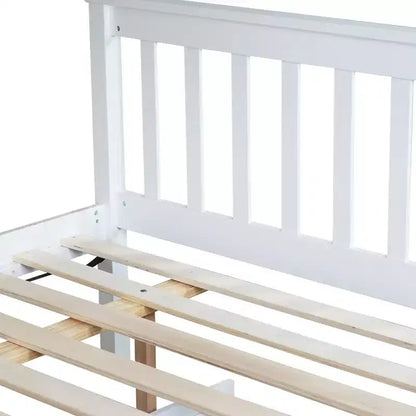Letto a Castello Gemello su Una Piazza e Mezza con Letto Estraibile e Scala Convertibile