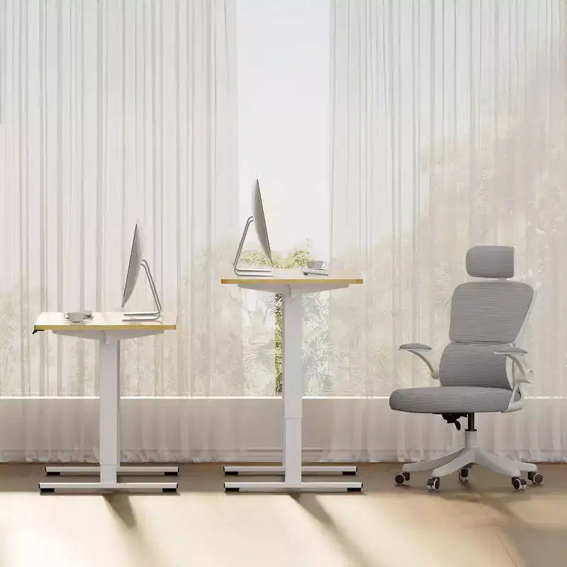 Scrivania elettrica 48 x 24 regolabile in altezza per ufficio domestico, workstation per computer, scrivania con possibilità di lavorare sia in piedi che seduti