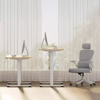 Scrivania elettrica 48 x 24 regolabile in altezza per ufficio domestico, workstation per computer, scrivania con possibilità di lavorare sia in piedi che seduti