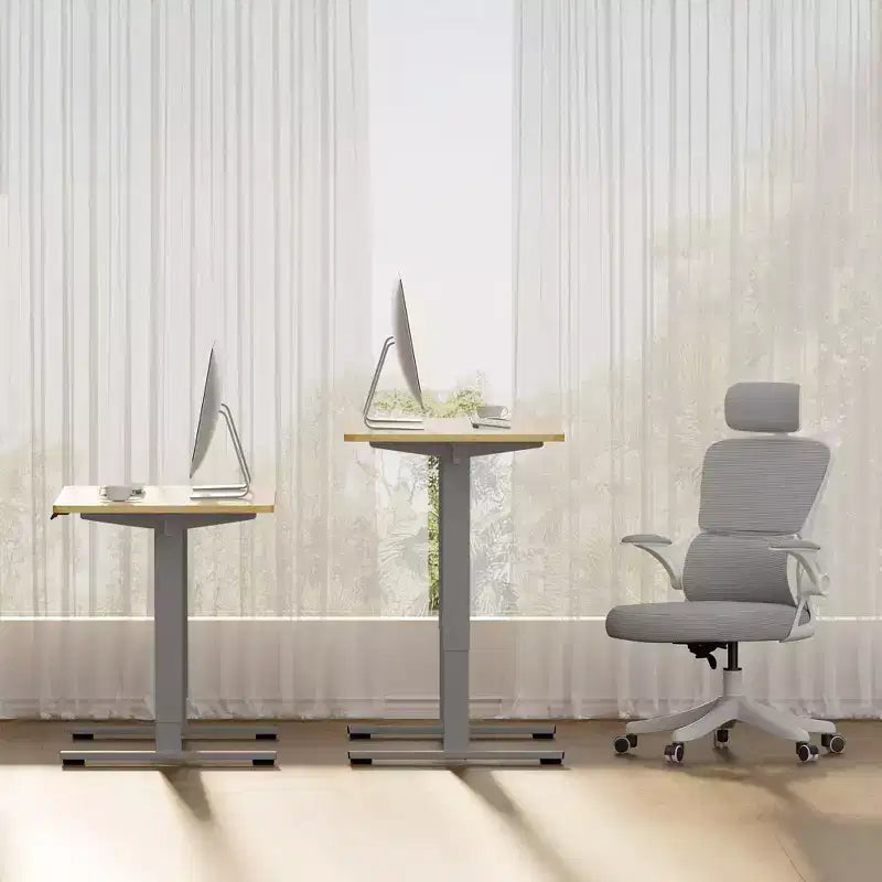 Scrivania elettrica 48 x 24 regolabile in altezza per ufficio domestico, workstation per computer, scrivania con possibilità di lavorare sia in piedi che seduti