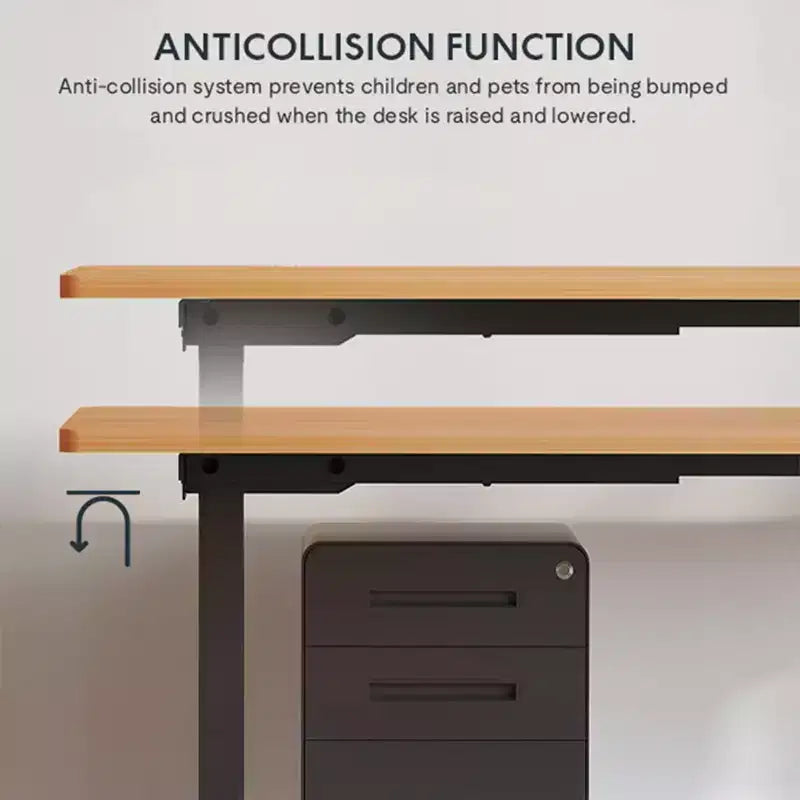 Scrivania elettrica 48 x 24 regolabile in altezza per ufficio domestico, workstation per computer, scrivania con possibilità di lavorare sia in piedi che seduti