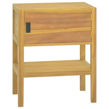 vidaXL Bathroom Cabinet 23.6x15.7x29.5 Solid Wood Teak