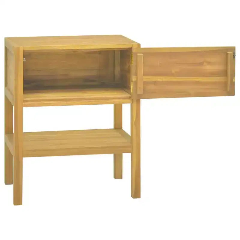 vidaXL Mobiletto da bagno 60x40x75 cm in massello di teak