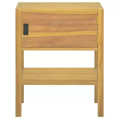 vidaXL Mobiletto da bagno 60x40x75 cm in massello di teak