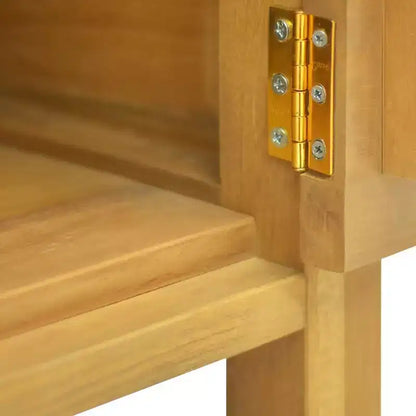 vidaXL Mobiletto da bagno 60x40x75 cm in massello di teak