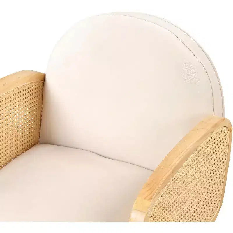 Acekool Sedie da pranzo moderne, seduta imbottita con braccioli in rattan, gambe in metallo, poltrona accentata per sala da pranzo soggiorno ufficio, gialle, set da 2