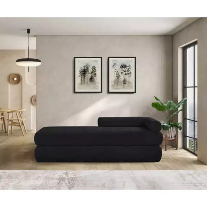 Meridian Furniture, Panca in tessuto ciniglia Kennedy