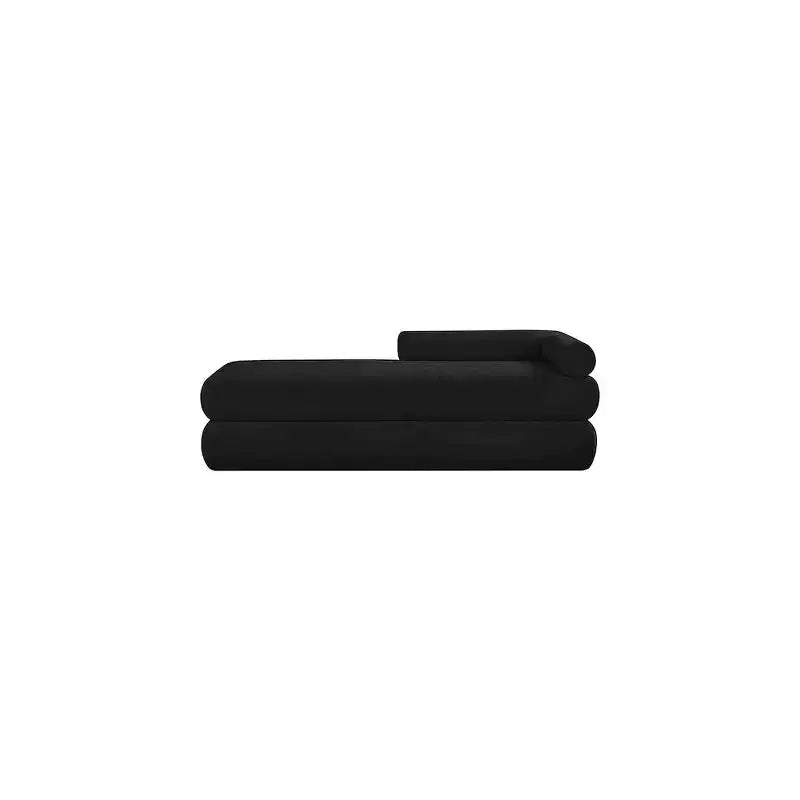Meridian Furniture, Panca in tessuto ciniglia Kennedy