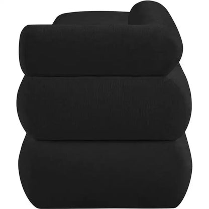 Meridian Furniture, Panca in tessuto ciniglia Kennedy