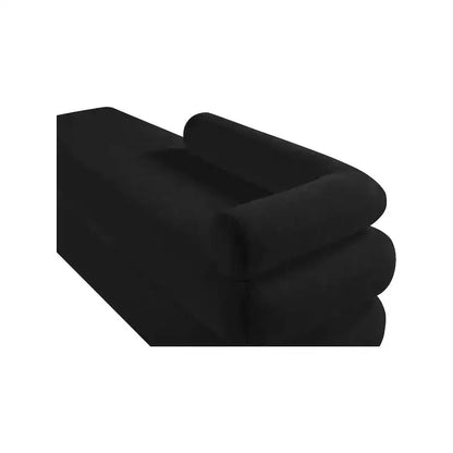 Meridian Furniture, Panca in tessuto ciniglia Kennedy
