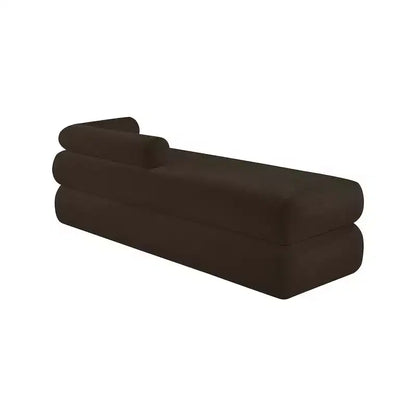 Meridian Furniture, Panca in tessuto ciniglia Kennedy