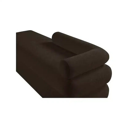 Meridian Furniture, Panca in tessuto ciniglia Kennedy