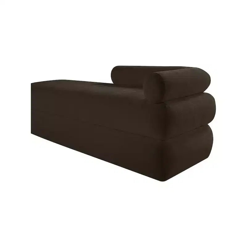 Meridian Furniture, Panca in tessuto ciniglia Kennedy