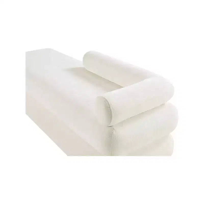 Meridian Furniture, Panca in tessuto ciniglia Kennedy