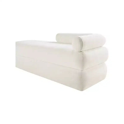 Meridian Furniture, Panca in tessuto ciniglia Kennedy