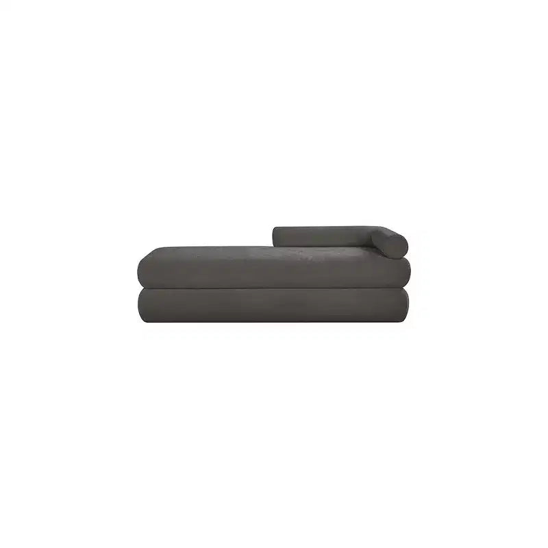 Meridian Furniture, Panca in tessuto ciniglia Kennedy