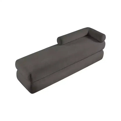 Meridian Furniture, Panca in tessuto ciniglia Kennedy