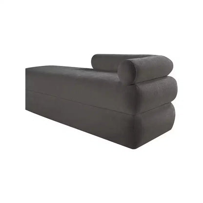 Meridian Furniture, Panca in tessuto ciniglia Kennedy