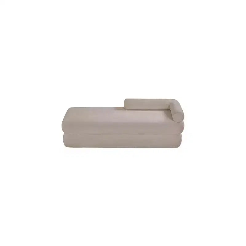 Meridian Furniture, Panca in tessuto ciniglia Kennedy