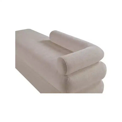 Meridian Furniture, Panca in tessuto ciniglia Kennedy