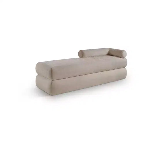 Meridian Furniture,Kennedy Chenille Fabric Bench