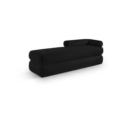 Meridian Furniture, Panca in tessuto ciniglia Kennedy