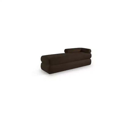 Meridian Furniture, Panca in tessuto ciniglia Kennedy