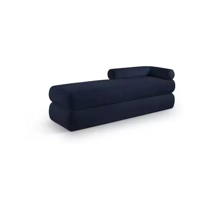 Meridian Furniture, Panca in tessuto ciniglia Kennedy