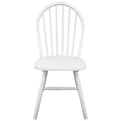 Sedia Standard Durevole in Legno di Gomma Bianca