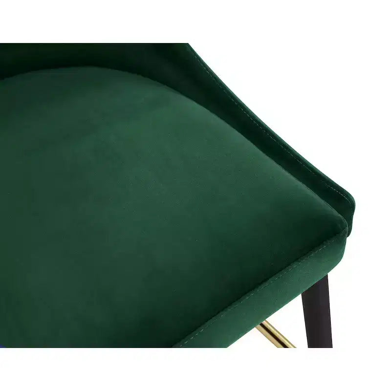 Sgabello elegante in velluto altezza bar