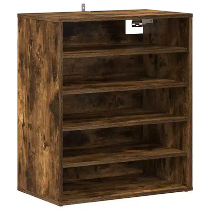 Scarpiera Quercia Fumé in Legno Ingegnerizzato Contenitore Medio
