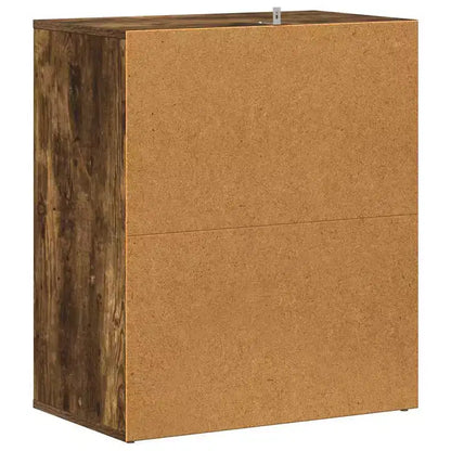 Scarpiera Quercia Fumé in Legno Ingegnerizzato Contenitore Medio