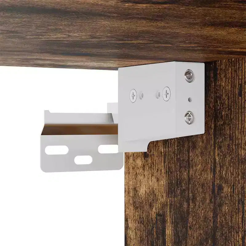 Scarpiera Quercia Fumé in Legno Ingegnerizzato Contenitore Medio