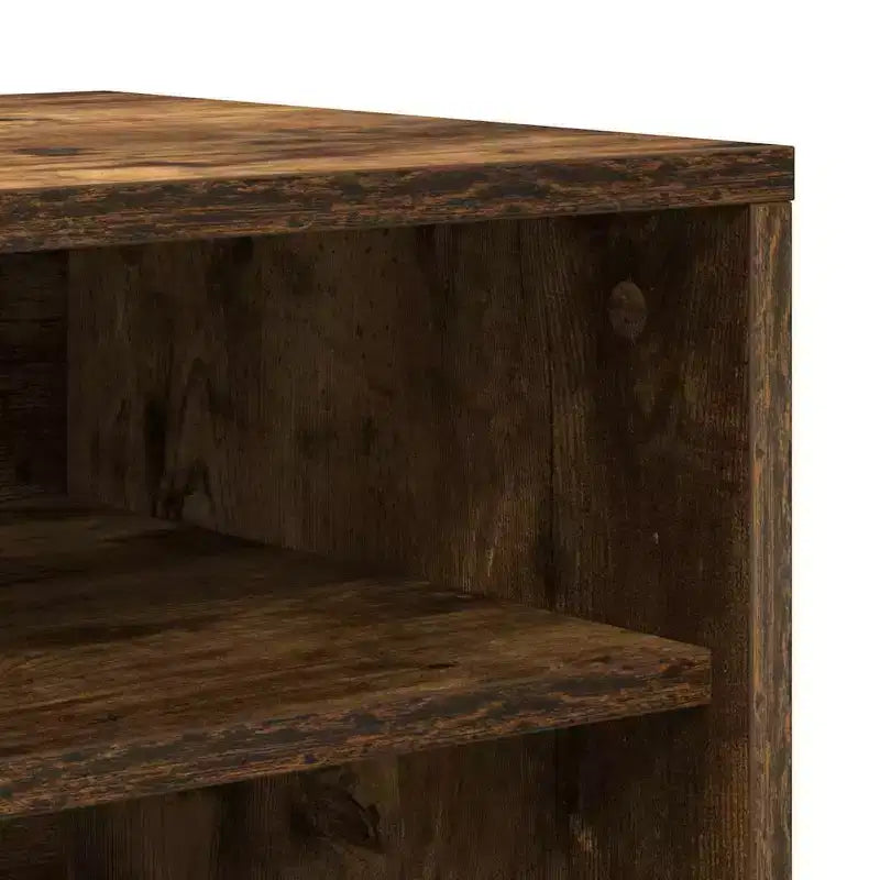 Scarpiera Quercia Fumé in Legno Ingegnerizzato Contenitore Medio