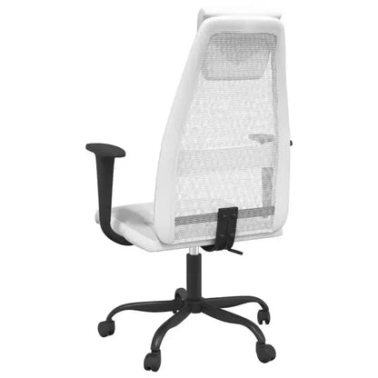 vidaXL Sedia da ufficio nera