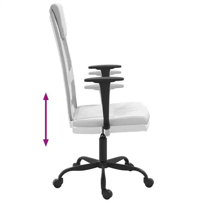vidaXL Sedia da ufficio nera