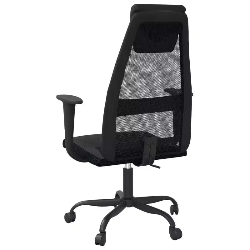 vidaXL Sedia da ufficio nera