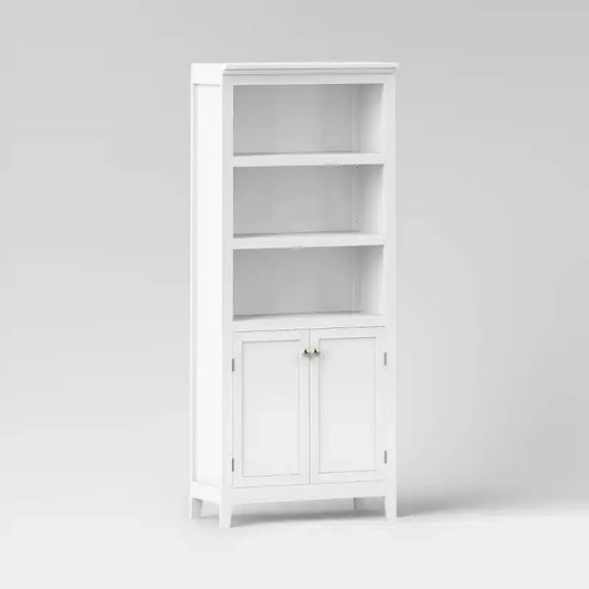 72 Carson 5 Shelf Bookcase with Doors - Threshold